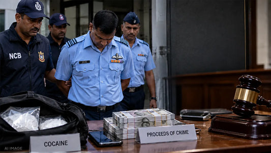 Retired IAF Junior Warrant Officer, Associate Get 3 Years in Cocaine-Linked PMLA Case