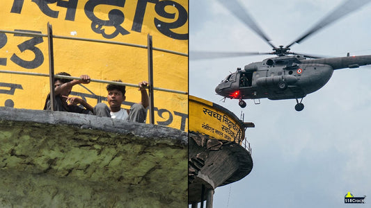 IAF Helicopter Rescues Teens After Fatal Fall from Dilapidated Water Tank in Uttar Pradesh