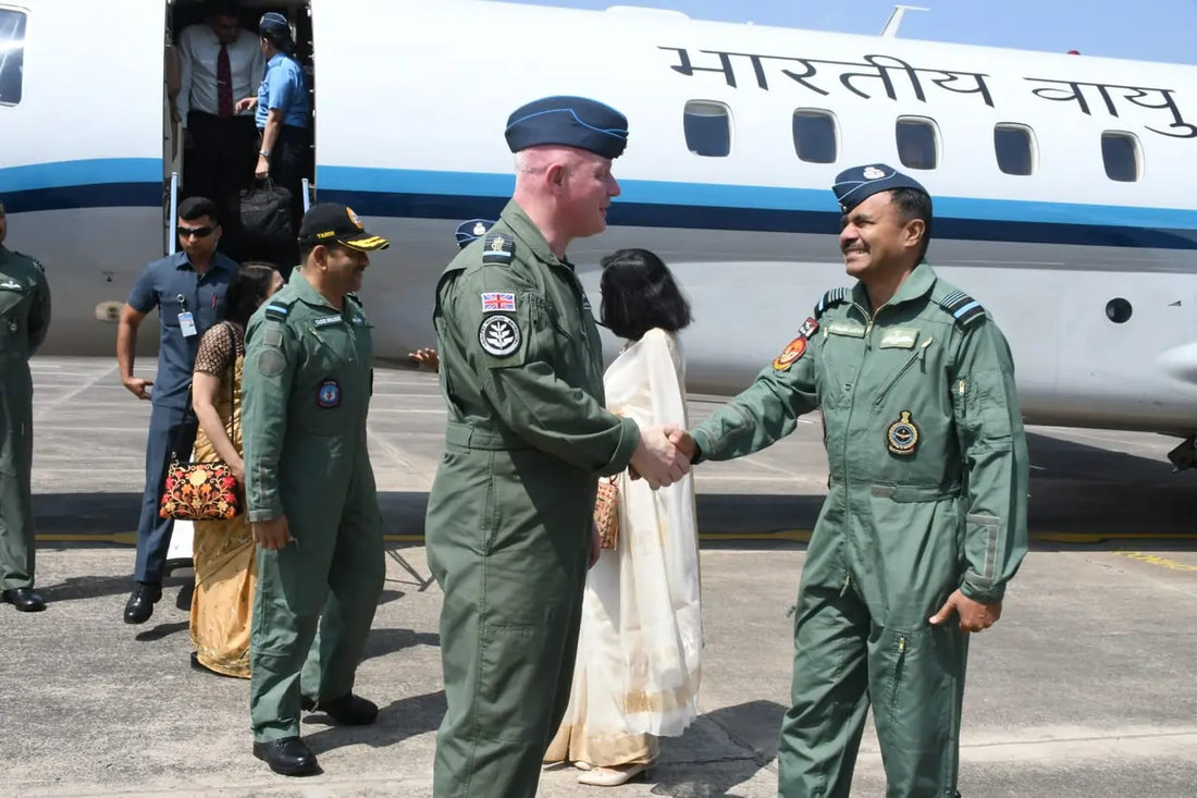 RAF Chief’s Visit to Gwalior Strengthens UK-India Air Force Collaboration