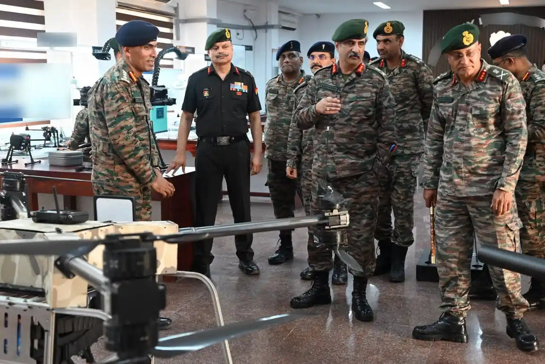 Lt Gen Rajesh Pushkar Reviews Agniveer Training, Drone Tech and Readiness in Bengaluru