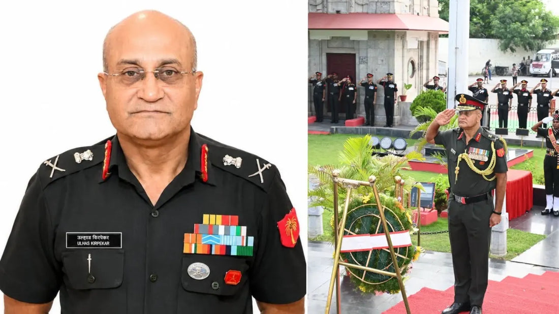 Lt Gen Ulhas Kirpekar Assumes Command of Dakshin Bharat Area, Pays Tribute at Chennai Memorial