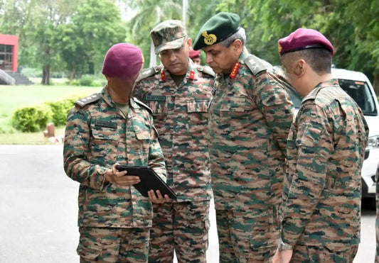 Lt Gen Anindya Sengupta Reviews Shatrujeet Brigade Readiness, Inaugurates Indoor Shooting Range