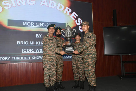 Mortar Training Course Concludes at Infantry School, Mhow; Naik Surendra KC and Corporal Prakash Singh Honored