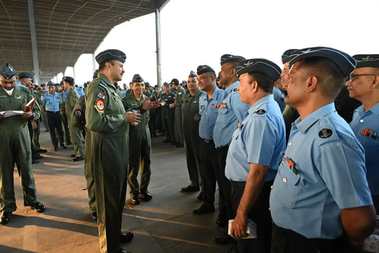 Air Marshal B Manikantan Reviews Operational Preparedness at Air Force Station Bareilly