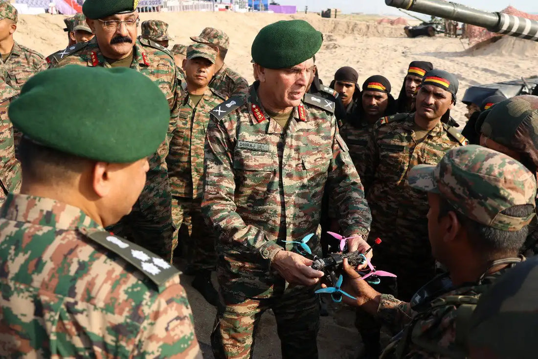 Lt Gen Dhiraj Seth Overviews Final Phase of Exercise Trishul at Madhavpur Beach