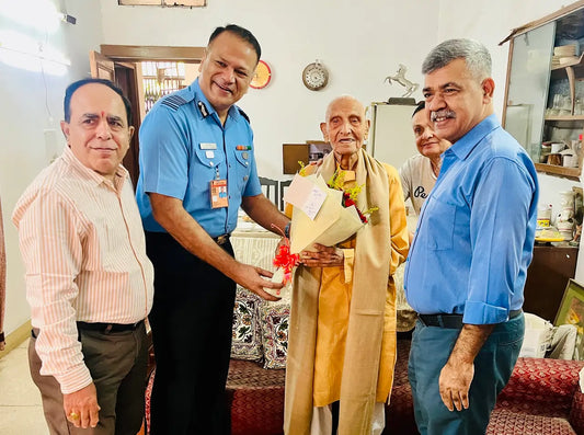 Indian Air Force Celebrates 100th Birthday of Respected Veteran Squadron Leader Ved Prakash