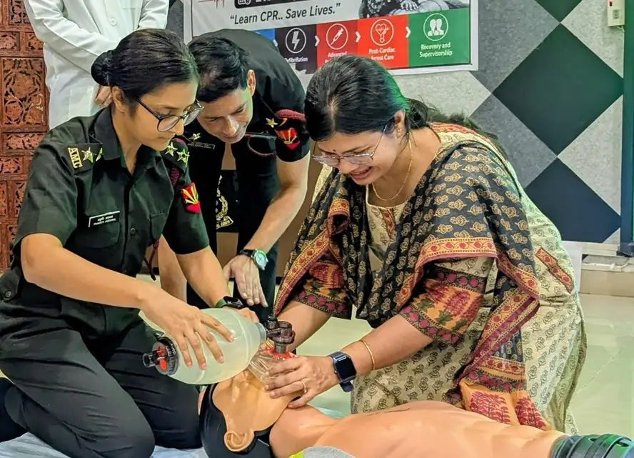 Command Hospital (Eastern Command) Holds CPR Awareness Event, Training 150 Participants on National CPR Day