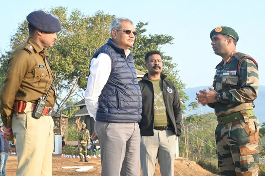 NCB Chief Anurag Garg Assesses Anti-Drug Efforts and Rehabilitation Initiatives at Moreh Border