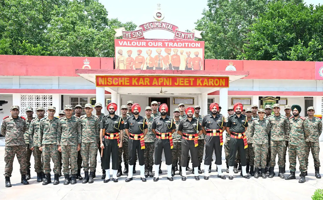 OTA Gaya Cadets Engage in Leadership Development at Sikh Regimental Centre