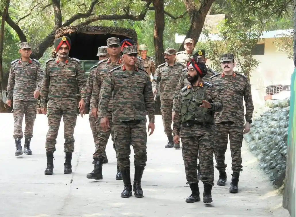 Lt Gen Pratik Sharma Reviews Northern Command Readiness in Akhnoor Sector