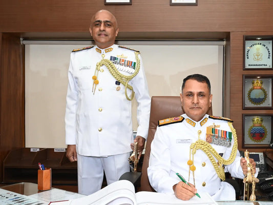 Rear Admiral Vidhyadhar Harke Takes Command of Maharashtra Naval Area