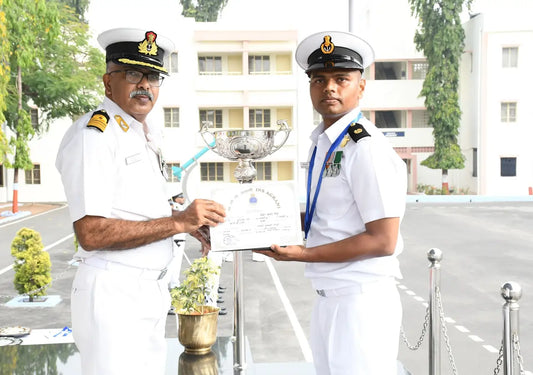 Captain PK Prakash Oversees Graduation Ceremony at INS Agrani