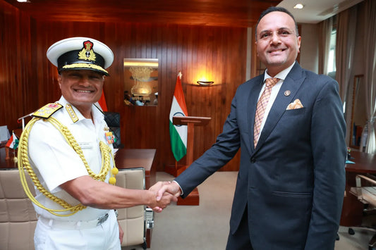 Admiral Krishna Swaminathan Holds Talks in Mauritius to Boost Maritime Security Cooperation