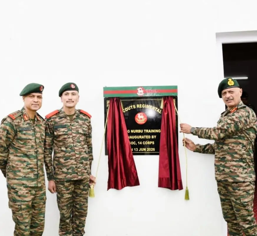 Lt Gen Hitesh Bhalla Reviews Ladakh Scouts Regimental Centre, Inaugurates Advanced Training Facilities