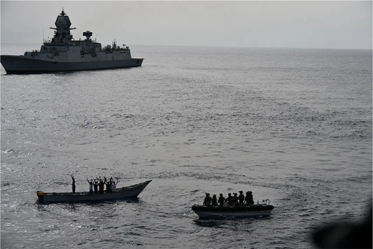 Indian Navy Prevents Pirate Attack on Merchant Ship in Western Indian Ocean