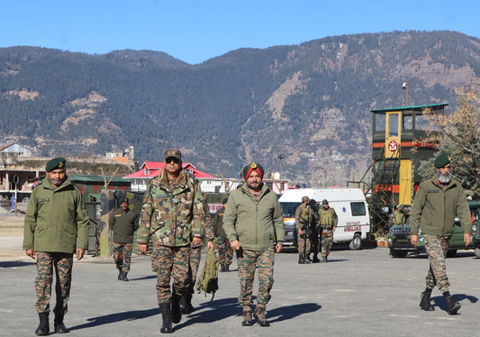 Lt Gen Prasanna Kishore Mishra Evaluates Security Measures and Preparedness in Kishtwar