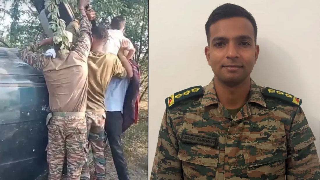 Indian Army Personnel Heroically Rescue Family from Overturned Car on Jodhpur-Jaipur Highway