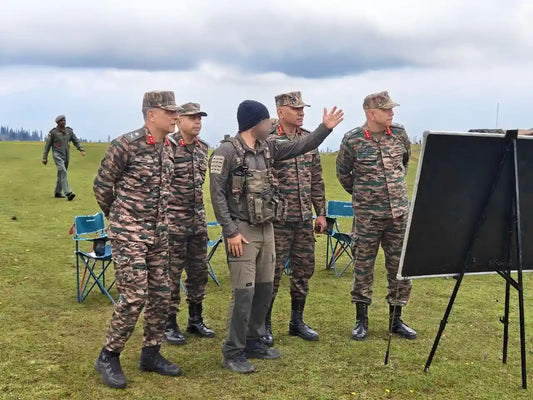 Lt Gen Pratik Sharma Reviews Security Situation, Troop Readiness in South Kashmir