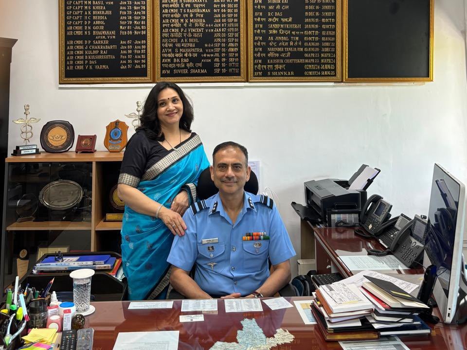 Air Vice Marshal Arijit Sen Takes Command as Principal Medical Officer of Eastern Air Command