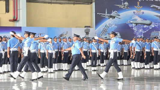 Indian Air Force Stages Rehearsal for 93rd Anniversary Celebrations