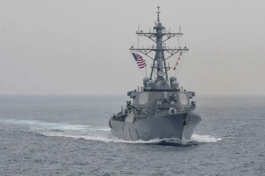 Iranian Helicopter Engages US Navy Destroyer Near Gulf of Oman