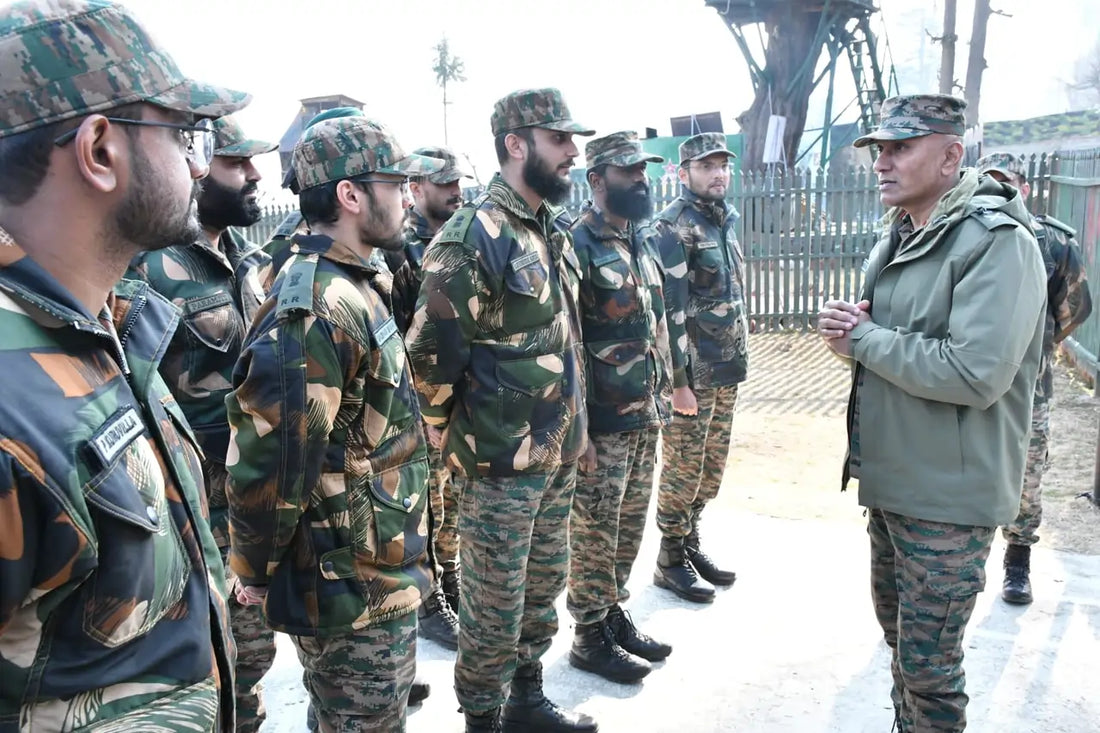 Lt Gen Pratik Sharma Assesses North Kashmir Security and High Altitude Warfare Training