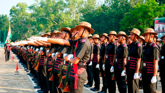 424 Agniveers Formally Inducted into Gorkha Rifles at Salaria Stadium Ceremony