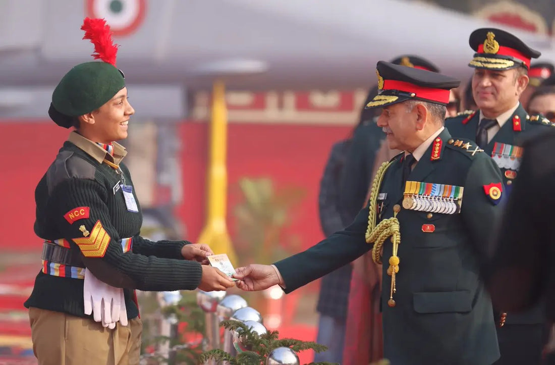 COAS General Upendra Dwivedi Commends NCC Cadets During Republic Day Camp 2026 Visit