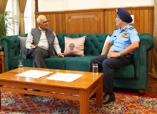 Eastern Air Command's Air Marshal IS Walia Engages with Manipur and Nagaland Governors to Enhance Regional Security Cooperation