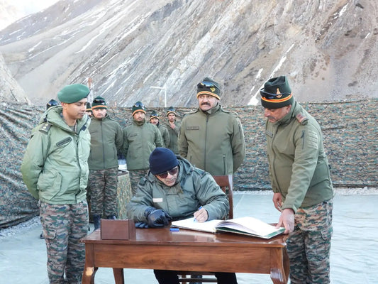 Defence Secretary Reviews Infrastructure Advancements in Kumaon Sector with Lt Gen Raghu Srinivasan
