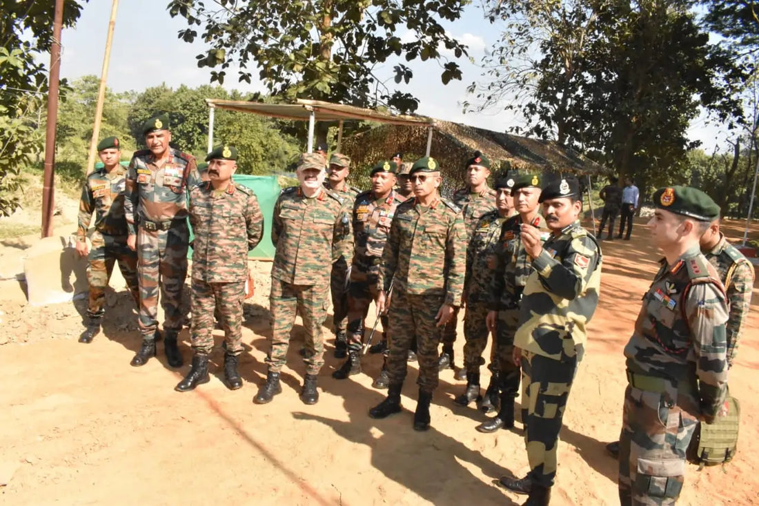 Lt Gen RC Tiwari Evaluates Security Measures Along Indo-Bangladesh Border in Tripura
