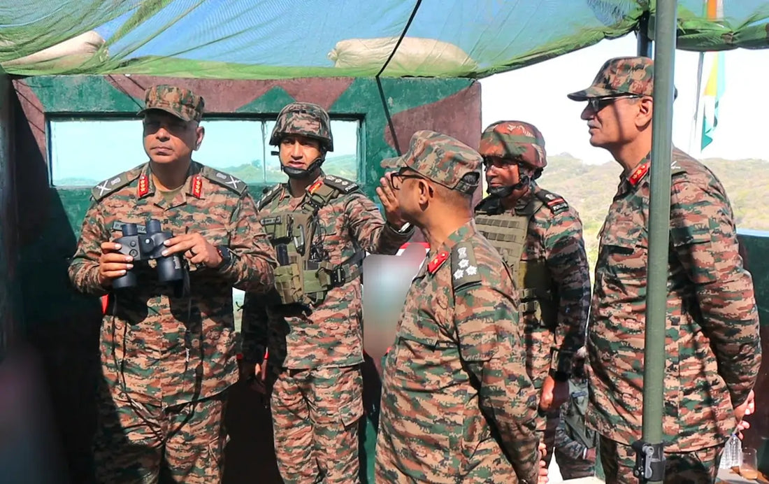 Lt Gen P K Mishra Evaluates Operational Preparedness in Akhnoor with Emphasis on Counter-Infiltration Measures