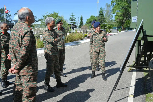 Lieutenant General Manoj Kumar Katiyar Assesses Rising Star Corps' Combat Readiness and Technological Advancements