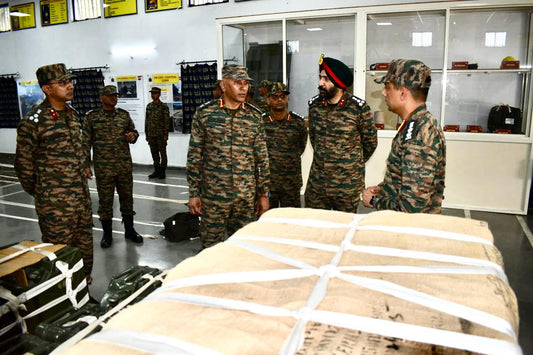 Lt Gen Pratik Sharma Conducts Logistics Review in Chandigarh, Highlights Tech Integration