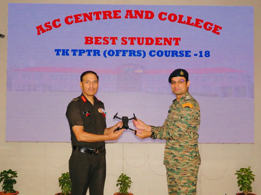 ASC Centre Successfully Concludes Tank Transporter Management Course; Major Nishant Singh Honored as Best Student