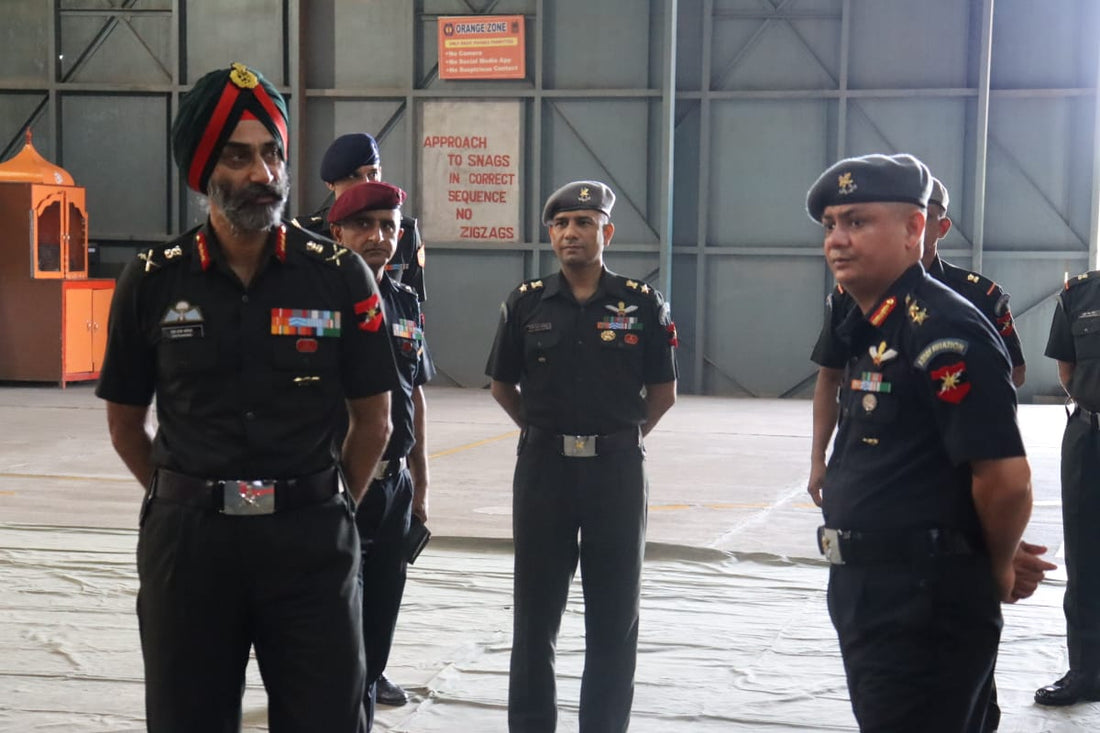 Lt Gen Harbinder Singh Vandra Evaluates Readiness of Key Army Units