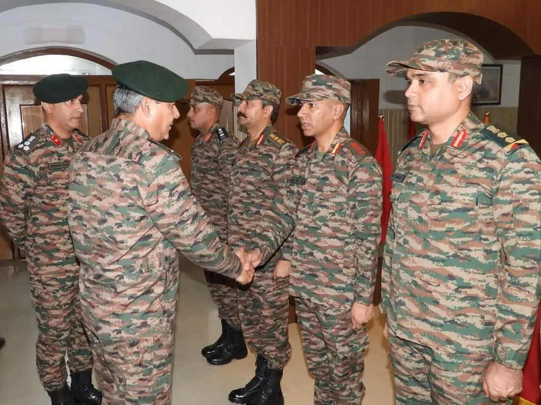 Lt Gen AVS Rathee Assesses Battle Axe Division's Operational Readiness