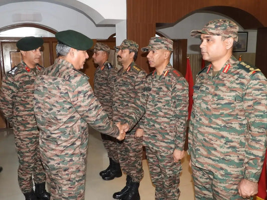 Lt Gen AVS Rathee Assesses Battle Axe Division's Operational Readiness