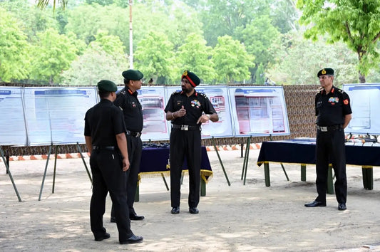 Lt Gen Anindya Sengupta Evaluates Modern Training Techniques at JAT Regimental Centre