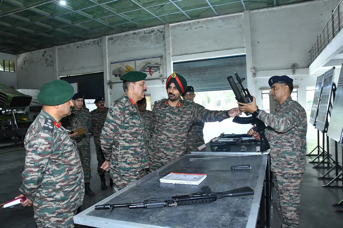 Lt Gen Rajiv Kumar Sahni Inspects EME School Vadodara, Highlights Technological Advancements and Training Initiatives