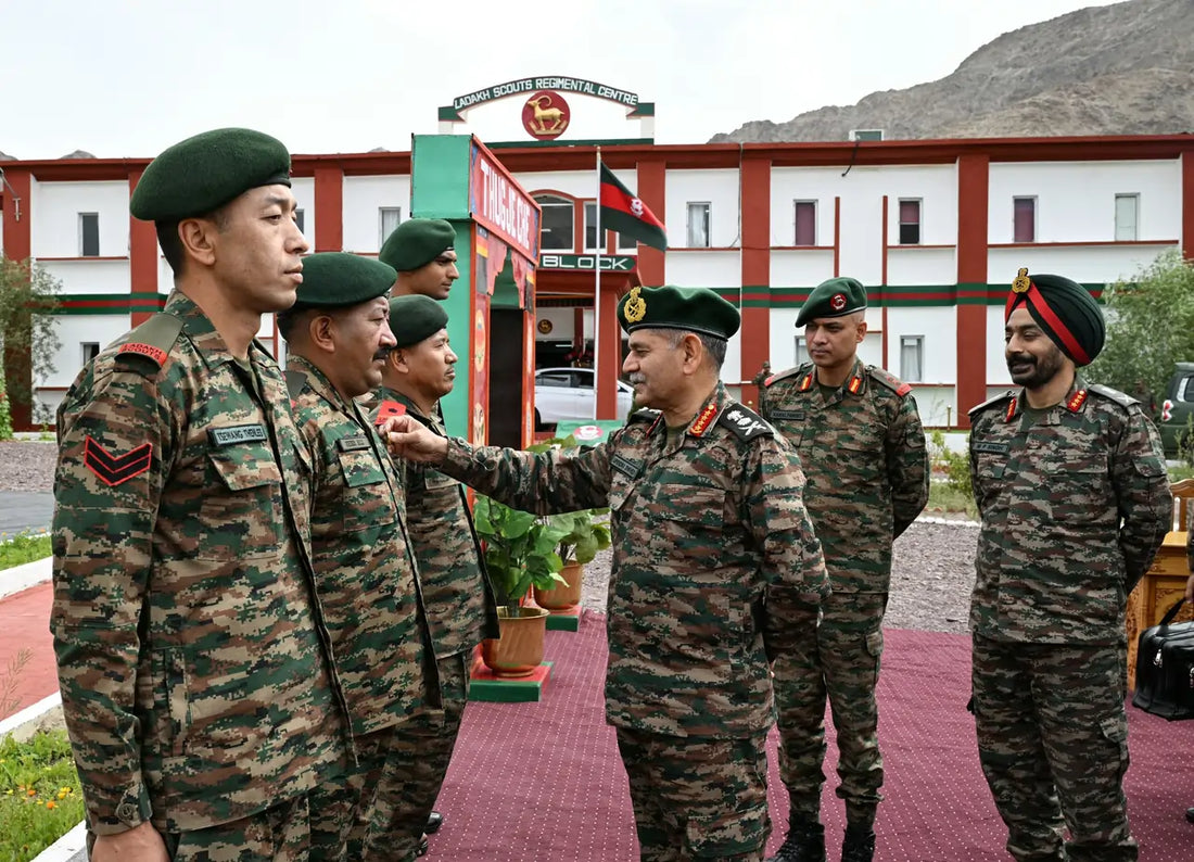 General Upendra Dwivedi Evaluates Ladakh Scouts' Training and Operational Readiness