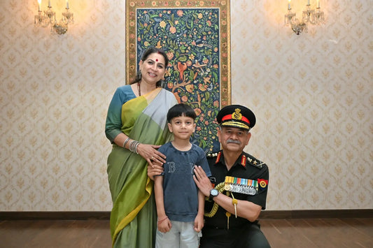 General Upendra Dwivedi Honors Veer Naris and Families of Posthumous Gallantry Awardees at Defence Investiture Ceremony