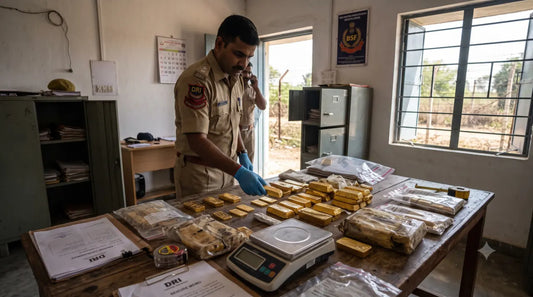 DRI Seizes 8.3 Kg Foreign-Origin Gold, Arrests 4 in Cooch Behar Border Smuggling Bust