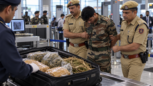 Army Personnel Arrested at Srinagar Airport After 213 Grams of Poppy Straw, Cannabis-Like Substance Seized