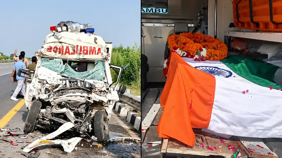 Ambulance Carrying Subedar Major Satyawan Singh’s Body Crashes on Purvanchal Expressway, Killing Son, Brother and Nephew