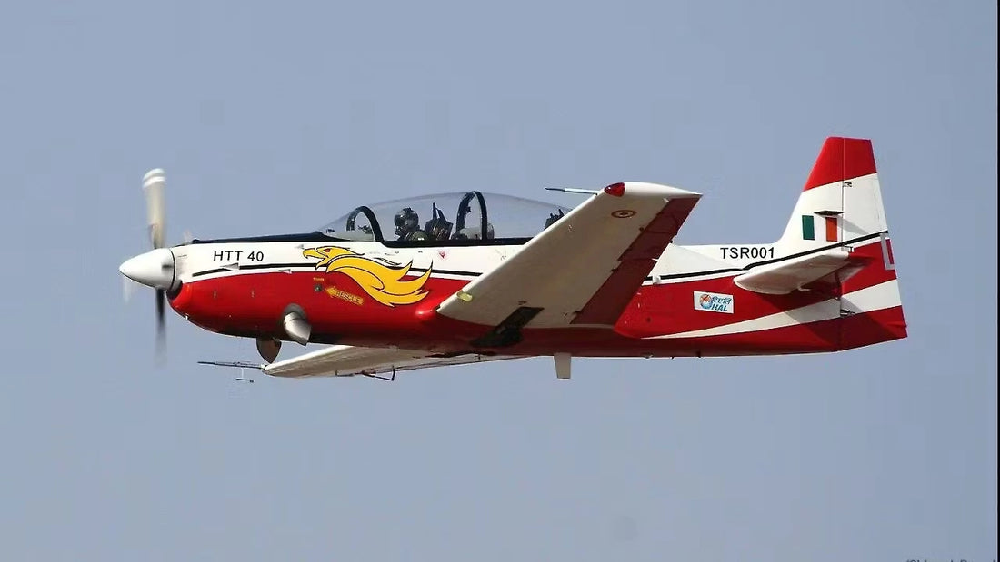 IAF Takes Delivery of First Three Indigenous HTT-40 Ankur Basic Trainers in Bengaluru