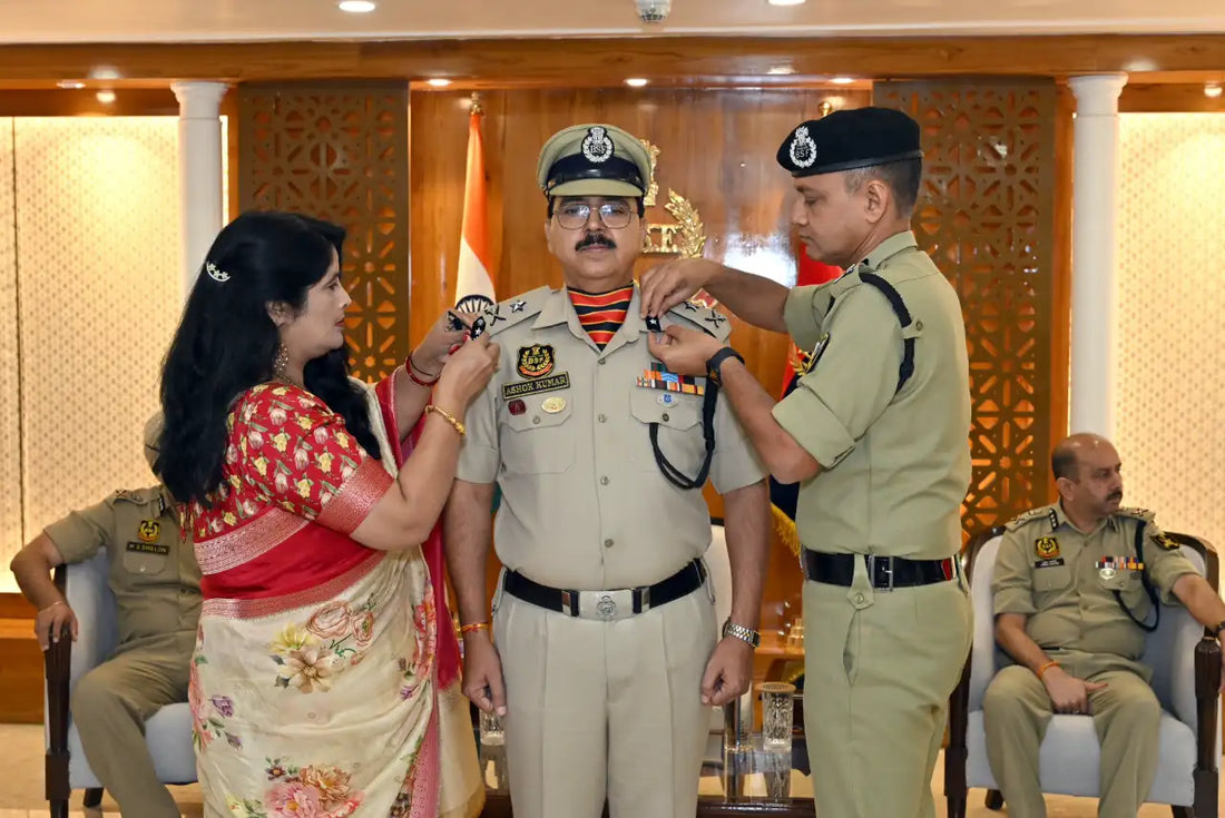 Ashok Kumar Dagar Elevated to Inspector General in BSF at New Delhi Ceremony