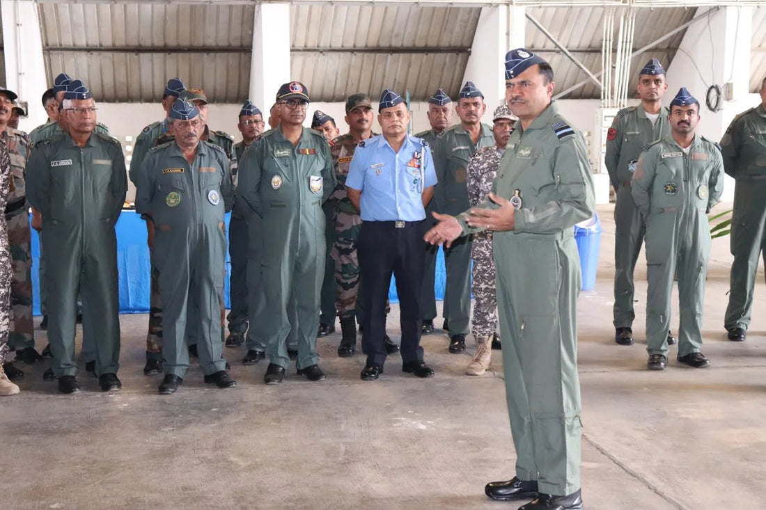 Air Marshal Manikantan's Diwali Visit Brings Festive Cheer to Air Force Families at Darbhanga