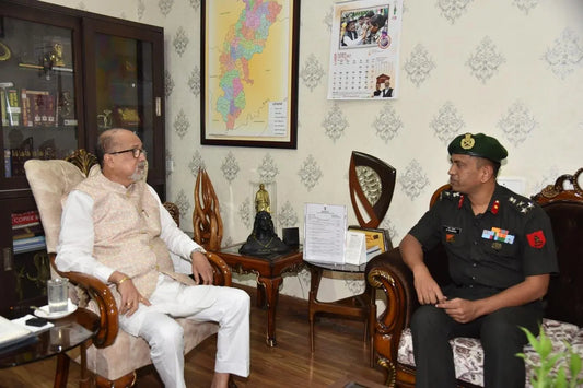 Brigadier R Shankar Discusses Veteran Welfare Measures with Chhattisgarh Governor Ramen Deka
