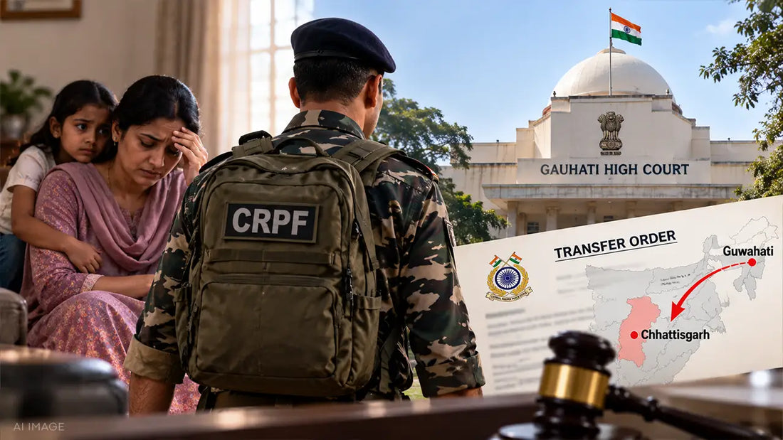 Gauhati High Court Upholds CRPF ASI Transfer to Chhattisgarh Despite Wife’s Anxiety Disorder